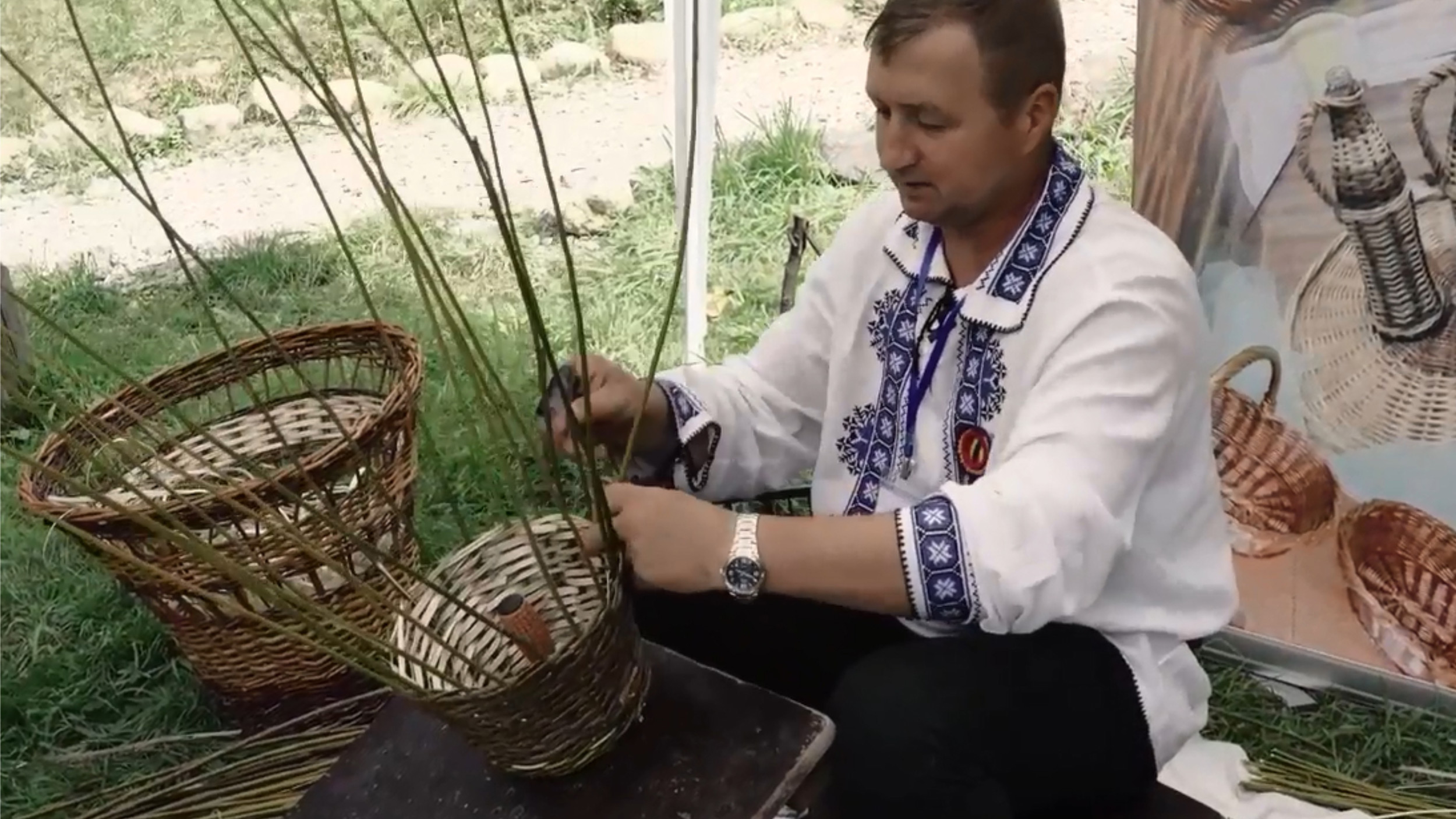 Wickers weaving at Complexul National Muzeal ASTRA (RO)