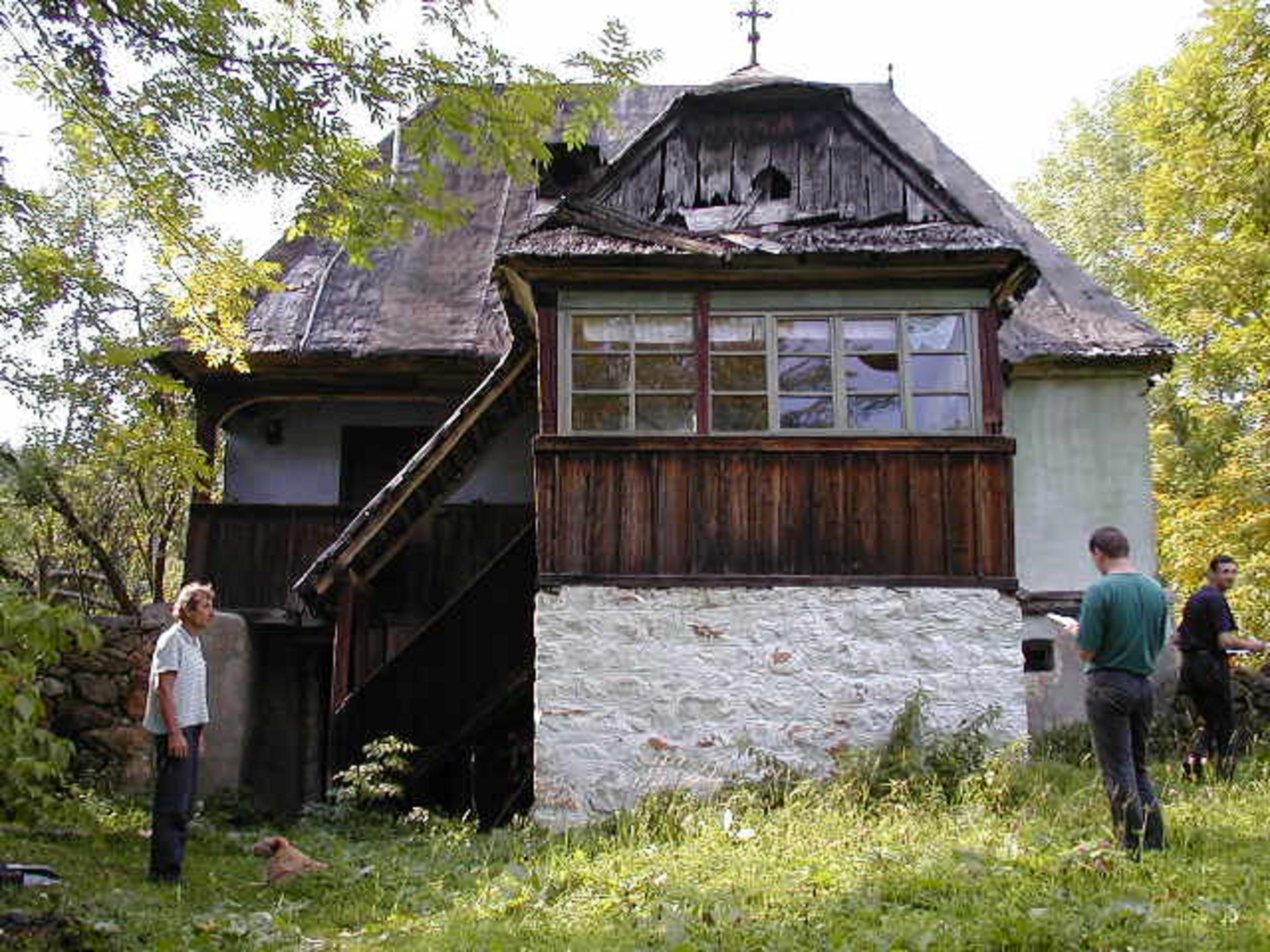 Gold miner's house from Corna, Alba county, original 1