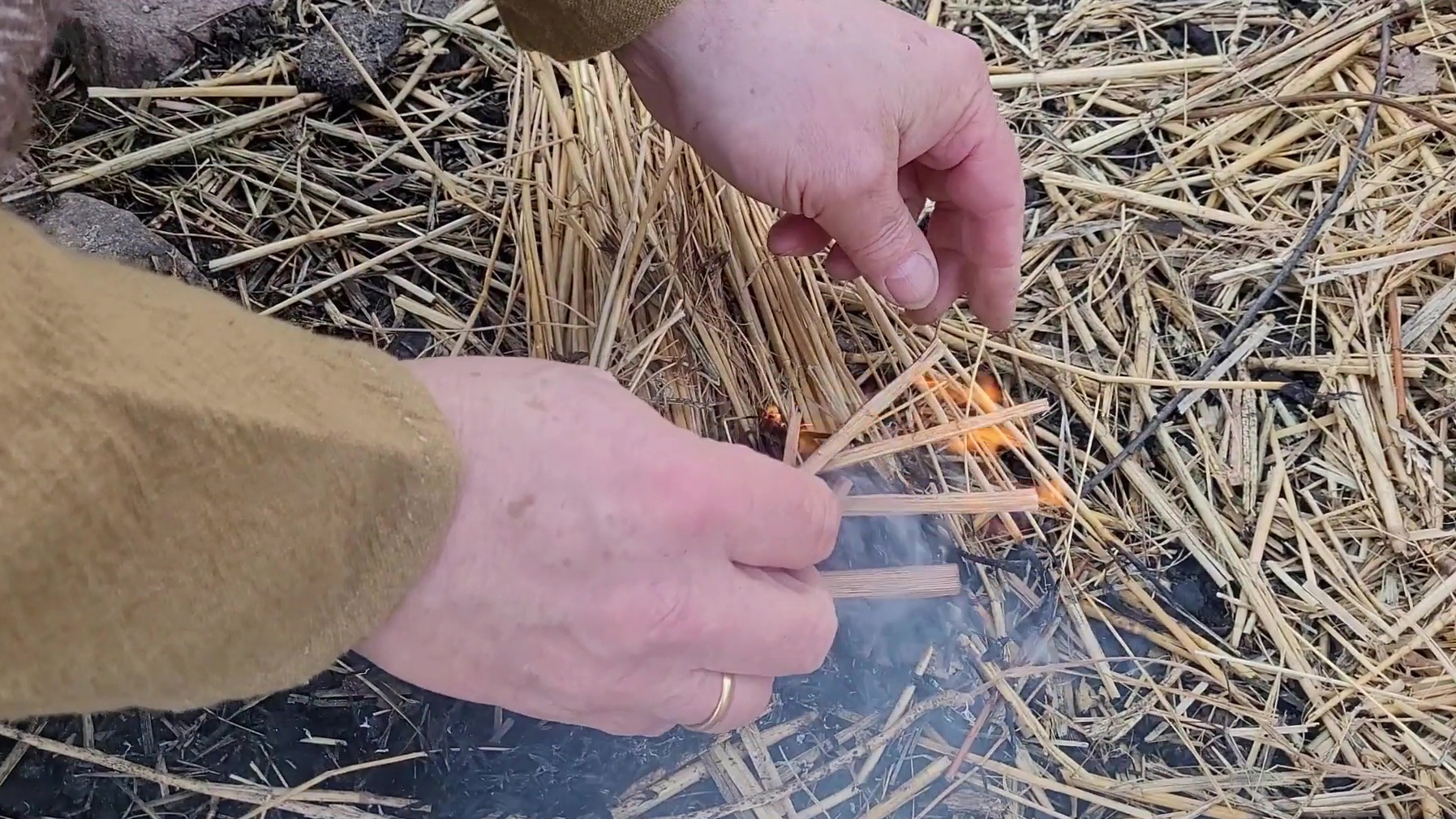 fire-Starting and building the fire