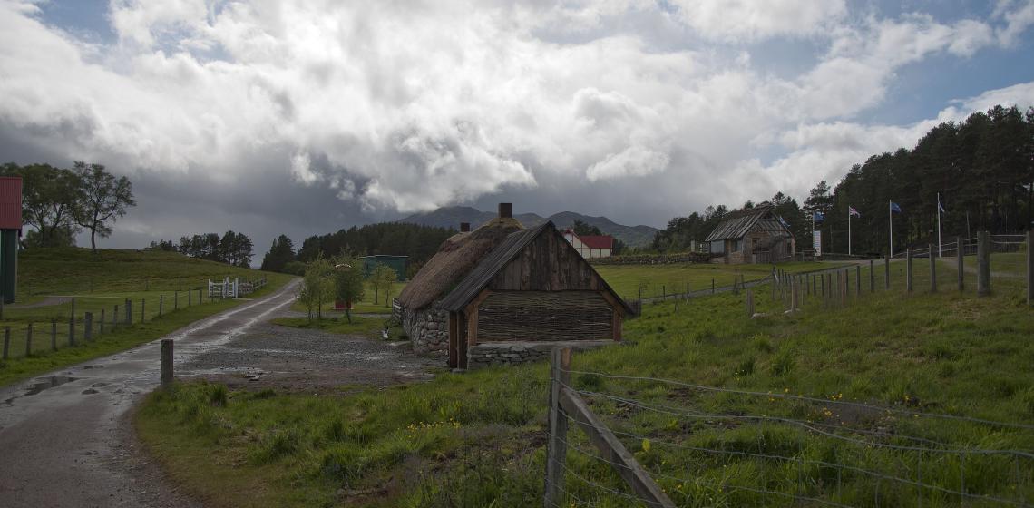 Image: Highland Folk Museum, Newtonmore, Inverness-shire. Image by Paul Hermans - Own work, CC BY-SA 3.0, https://commons.wikimedia.org/w/index.php?curid=119197579